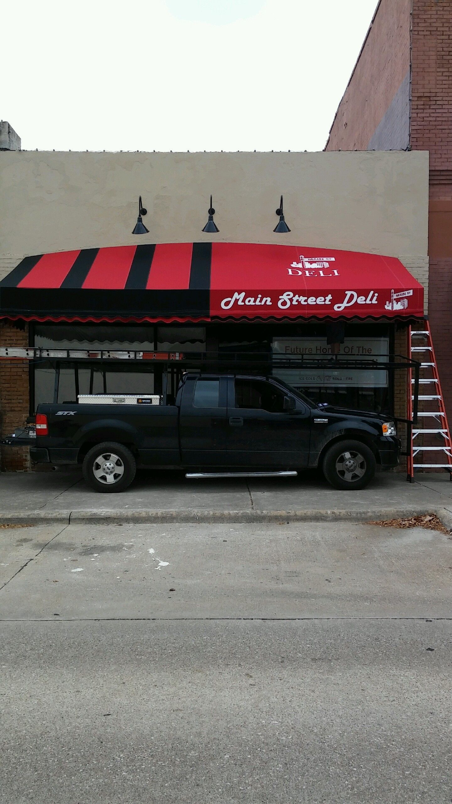 Restaurant awning